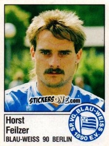 Cromo Horst Feilzer - German Football Bundesliga 1986-1987 - Panini