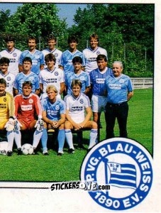 Cromo Mannschaftsbild - German Football Bundesliga 1986-1987 - Panini