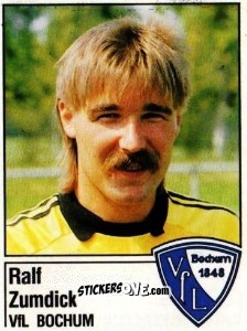 Figurina Ralf Zumdick - German Football Bundesliga 1986-1987 - Panini