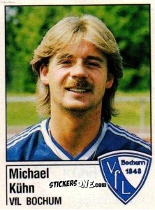 Cromo Michael Kühn - German Football Bundesliga 1986-1987 - Panini