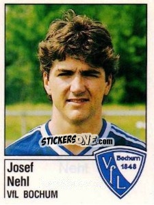 Figurina Josef Nehl - German Football Bundesliga 1986-1987 - Panini