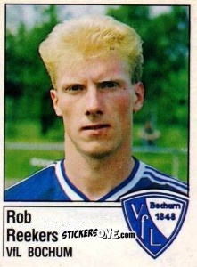 Figurina Rob Reekers - German Football Bundesliga 1986-1987 - Panini