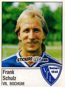 Sticker Frank Schulz - German Football Bundesliga 1986-1987 - Panini