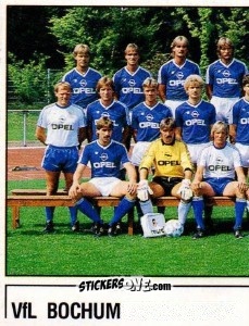 Figurina Mannschaftsbild - German Football Bundesliga 1986-1987 - Panini