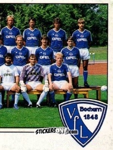 Sticker Mannschaftsbild - German Football Bundesliga 1986-1987 - Panini