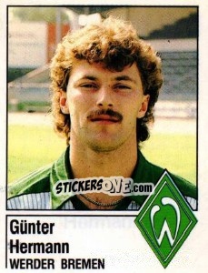 Figurina Günter Hermann - German Football Bundesliga 1986-1987 - Panini