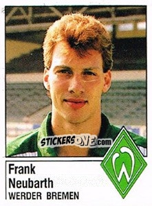 Cromo Frank Neubarth - German Football Bundesliga 1986-1987 - Panini