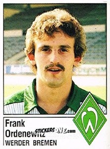 Cromo Frank Ordenewitz