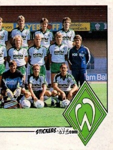 Cromo Mannschaftsbild - German Football Bundesliga 1986-1987 - Panini