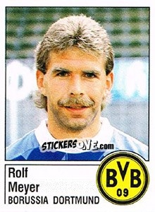 Sticker Rolf Meyer - German Football Bundesliga 1986-1987 - Panini