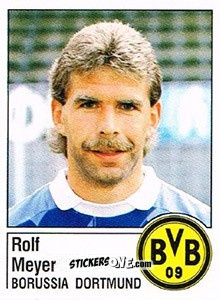 Sticker Rolf Meyer - German Football Bundesliga 1986-1987 - Panini