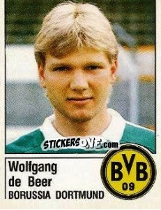Figurina Wolfgang de Beer - German Football Bundesliga 1986-1987 - Panini