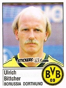 Sticker Ulrich Bittcher - German Football Bundesliga 1986-1987 - Panini