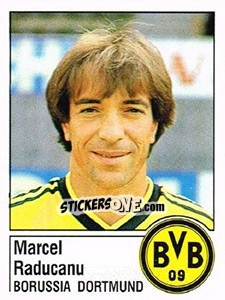 Cromo Marcel Raducanu - German Football Bundesliga 1986-1987 - Panini