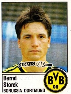 Cromo Bernd Storck - German Football Bundesliga 1986-1987 - Panini