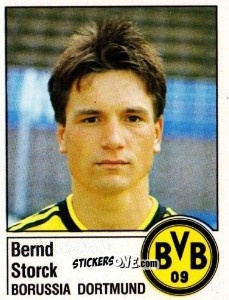 Cromo Bernd Storck - German Football Bundesliga 1986-1987 - Panini