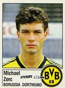 Sticker Michael Zorc - German Football Bundesliga 1986-1987 n. 70 - Panini