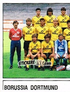 Sticker Mannschaftsbild - German Football Bundesliga 1986-1987 - Panini