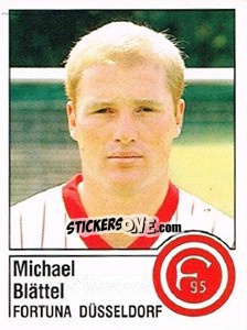 Sticker Michael Blättel - German Football Bundesliga 1986-1987 - Panini