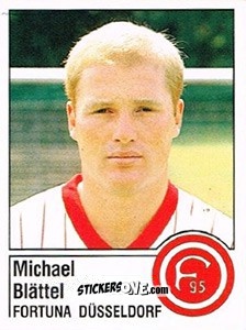 Figurina Michael Blättel - German Football Bundesliga 1986-1987 - Panini