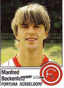 Cromo Manfred Bockenfeld - German Football Bundesliga 1986-1987 - Panini