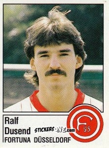 Figurina Ralf Dusend - German Football Bundesliga 1986-1987 - Panini