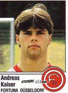 Figurina Andreas Kaiser - German Football Bundesliga 1986-1987 - Panini