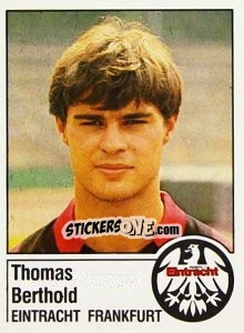 Cromo Thomas Berthold - German Football Bundesliga 1986-1987 - Panini