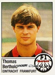 Sticker Thomas Berthold - German Football Bundesliga 1986-1987 - Panini