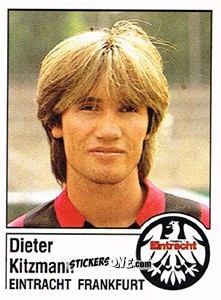 Cromo Dieter Kitzmann - German Football Bundesliga 1986-1987 - Panini