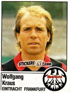 Cromo Wolfgang Krause - German Football Bundesliga 1986-1987 - Panini