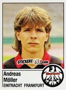 Cromo Andreas Möller - German Football Bundesliga 1986-1987 - Panini