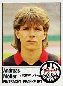 Cromo Andreas Möller - German Football Bundesliga 1986-1987 - Panini