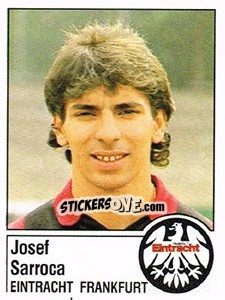 Sticker Josef Sarroca - German Football Bundesliga 1986-1987 - Panini