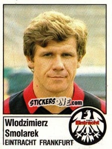 Cromo Wlodzimiez Smolarek - German Football Bundesliga 1986-1987 - Panini