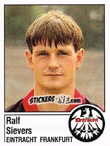 Cromo Ralf Sievers - German Football Bundesliga 1986-1987 - Panini