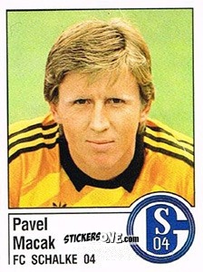 Figurina Pavel Macek - German Football Bundesliga 1986-1987 n. 110 - Panini