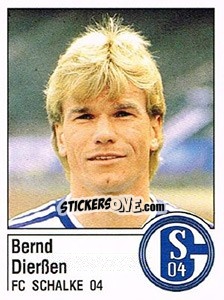 Figurina Bernd Dierßen - German Football Bundesliga 1986-1987 - Panini