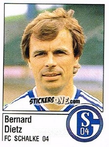 Cromo Bernd Dietz - German Football Bundesliga 1986-1987 - Panini