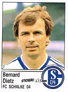 Sticker Bernd Dietz - German Football Bundesliga 1986-1987 n. 113 - Panini