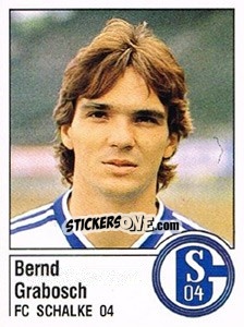 Figurina Bernd Grabosch - German Football Bundesliga 1986-1987 - Panini