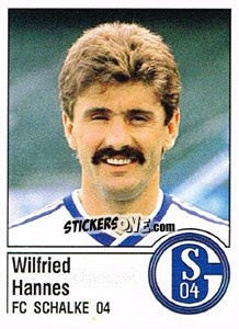 Sticker Wilfried Hannes - German Football Bundesliga 1986-1987 - Panini