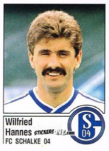 Sticker Wilfried Hannes - German Football Bundesliga 1986-1987 - Panini