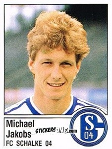 Cromo Michael Jakobs - German Football Bundesliga 1986-1987 n. 116 - Panini