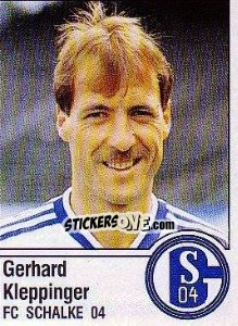 Cromo Gerhard Kleppinger - German Football Bundesliga 1986-1987 - Panini