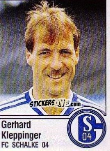 Sticker Gerhard Kleppinger - German Football Bundesliga 1986-1987 n. 117 - Panini