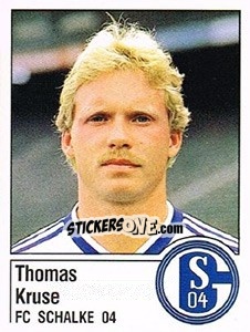 Cromo Thomas Krause - German Football Bundesliga 1986-1987 - Panini