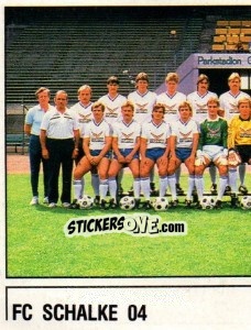 Sticker Mannschaftsbild - German Football Bundesliga 1986-1987 - Panini