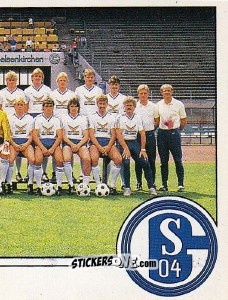 Sticker Mannschaftsbild - German Football Bundesliga 1986-1987 - Panini