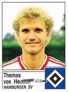 Figurina Thomas von Heesen - German Football Bundesliga 1986-1987 - Panini